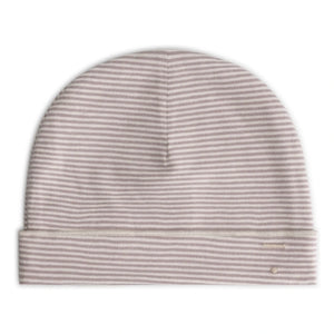 Gray Label - Gorro de algodón orgánico a rayas | Malva