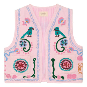 SISSEL EDELBO - Chaleco sin mangas Caia - Colección infantil | Rosa