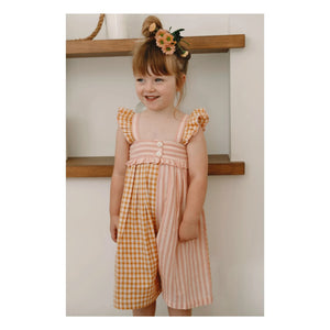 Lilinoa - Mono de patchwork Romy | Rosa empolvado