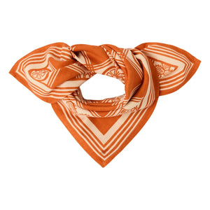 Apaches - Pañuelo pequeño Manika Damier | Naranja