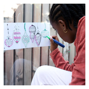 Superpetit - Set de 4 rotuladores para ventanas con motivos navideños