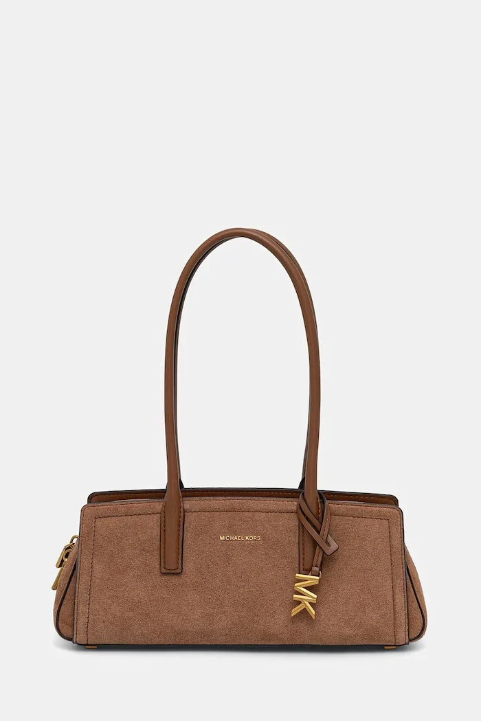 Bolso baguette Laila de ante para mujer MICHAEL Michael Kors