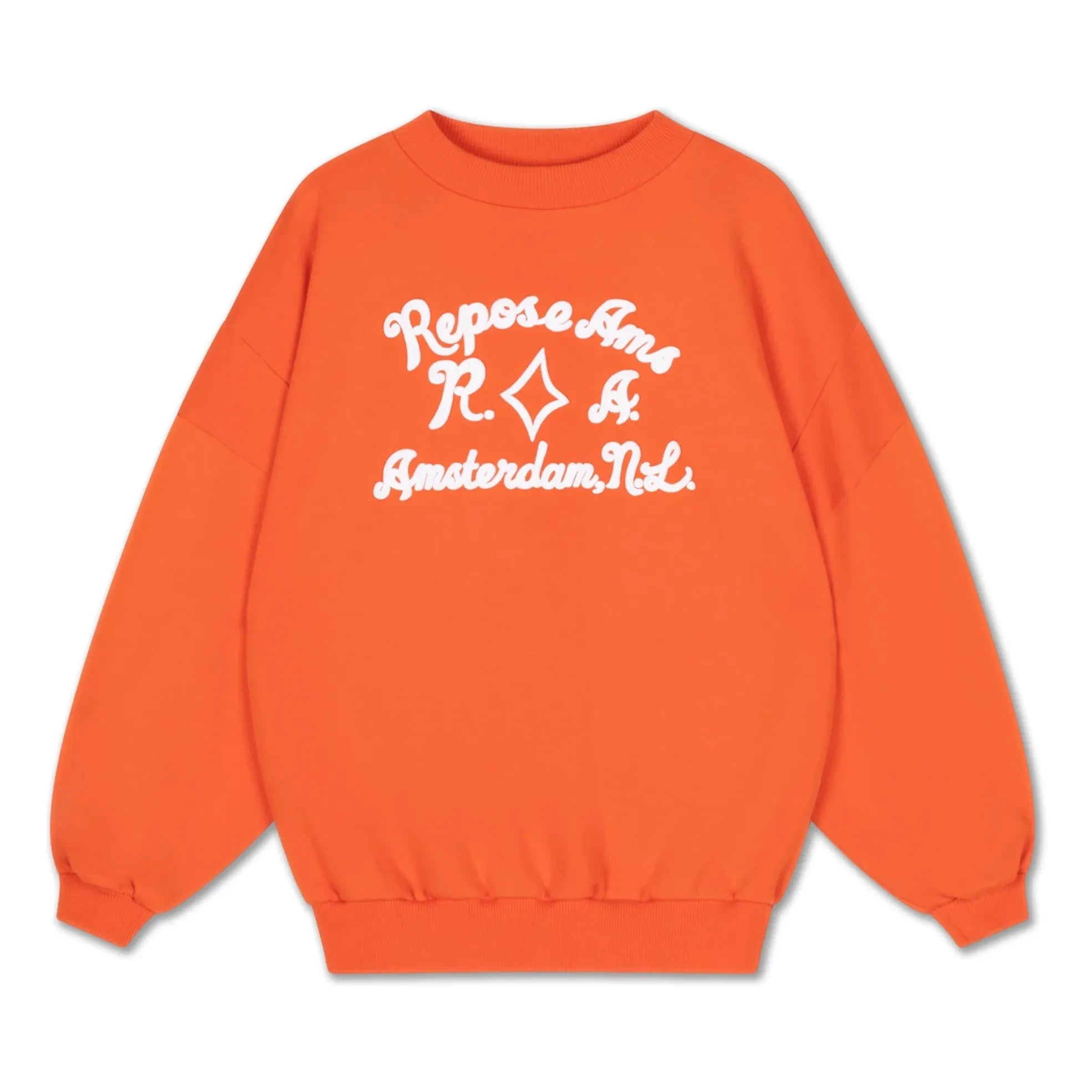 Repose AMS - Algodón orgánico cuello redondo | Naranja