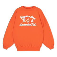 Repose AMS - Algodón orgánico cuello redondo | Naranja