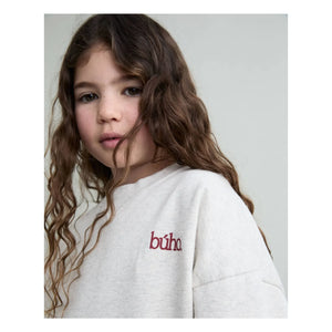 Búho - Sudadera Búho de algodón orgánico | Crudo