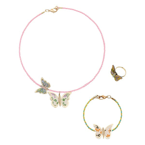 Mimi & Lula - Set de joyas de mariposas | Rosa