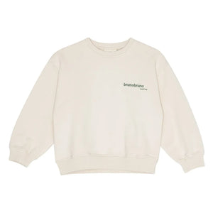 brunobruno nation - Norah Organik Pamuklu Sweatshirt | Kirli beyaz