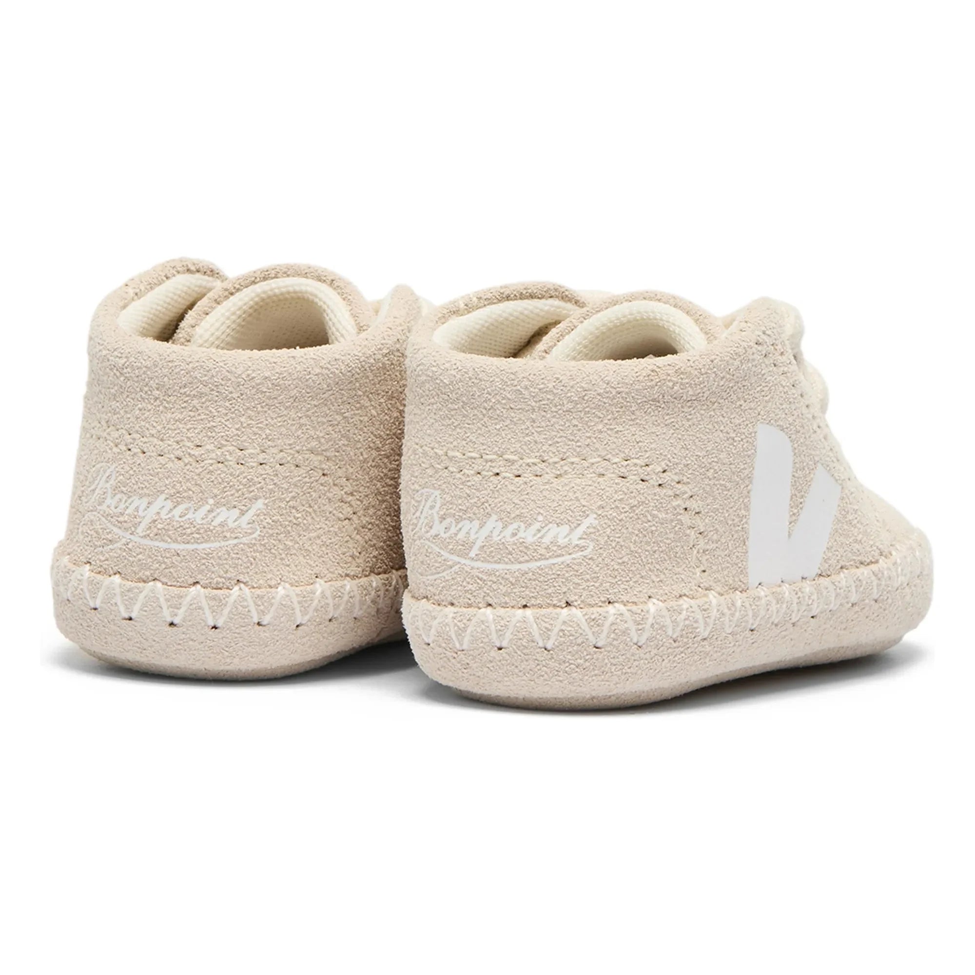 Veja - Zapatillas de ante con cordones para bebé Veja x Bonpoint | Beige arena