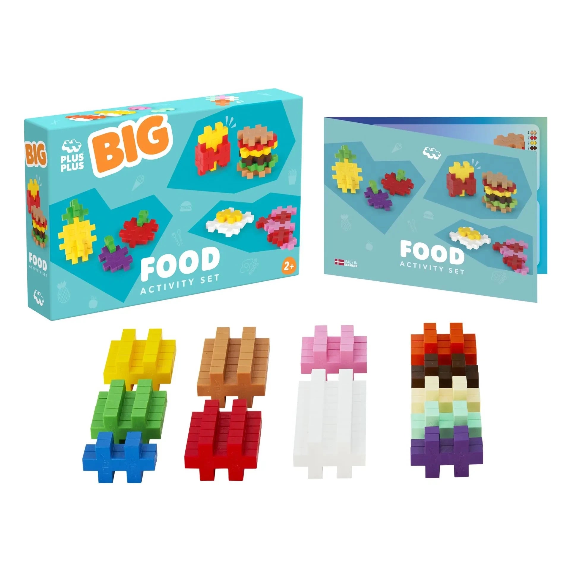 Plus-Plus - Caja de actividades Foodies - 40 piezas