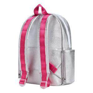 State Bags - Mini Kane Iridescent Hearts Sırt Çantası | Gri