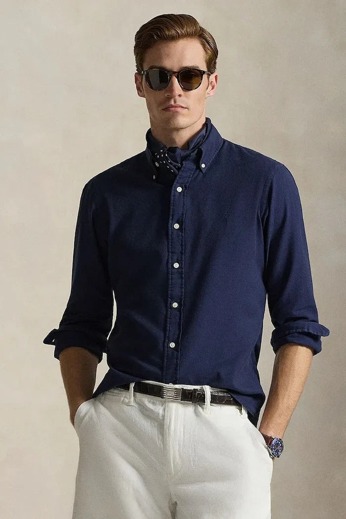 Camisa de algodón Polo Ralph Lauren