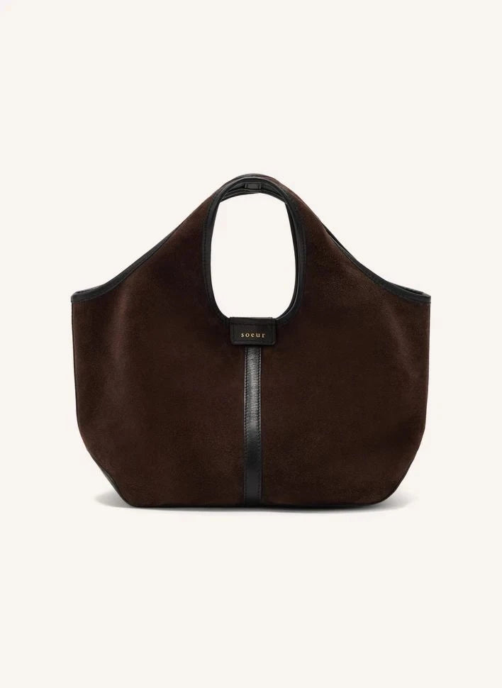 Soeur - Bolso Mini Douce de Ante | Marrón Oscuro