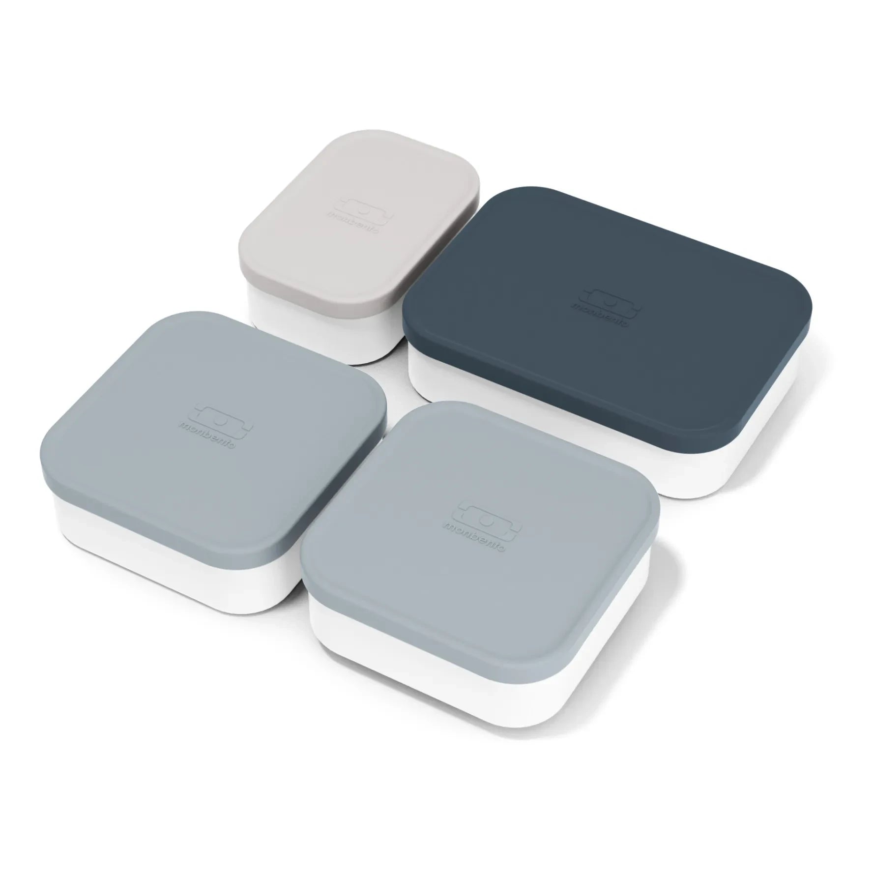 Monbento - MB Bento - Tuppers adicionales - Set de 4 | Gris