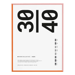 Paper Collective - Marco de madera bicolor