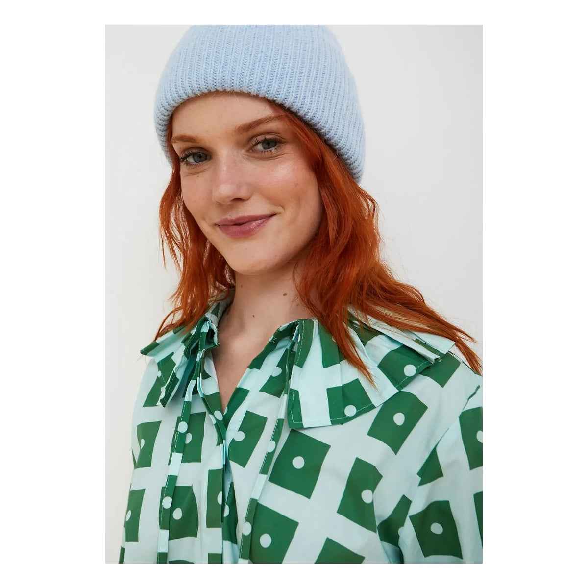 Dr Bloom - Blusa Heidi Pamuk | Azul claro