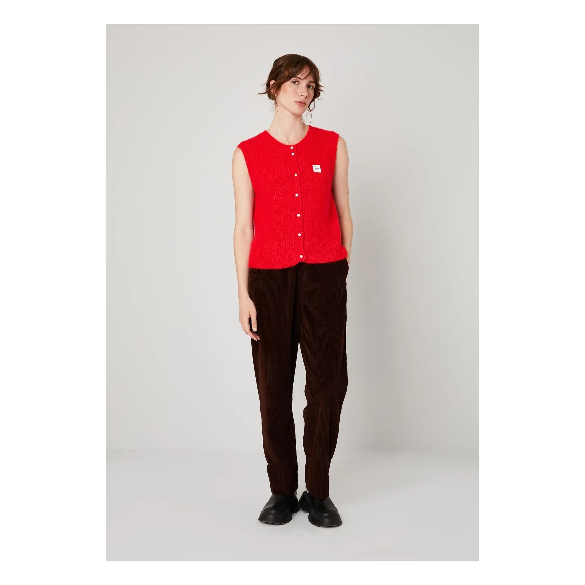 American Vintage - Cárdigan East Laine | Rojo