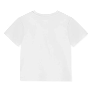 Fliink - Camiseta de algodón orgánico fresa de verano | Blanco