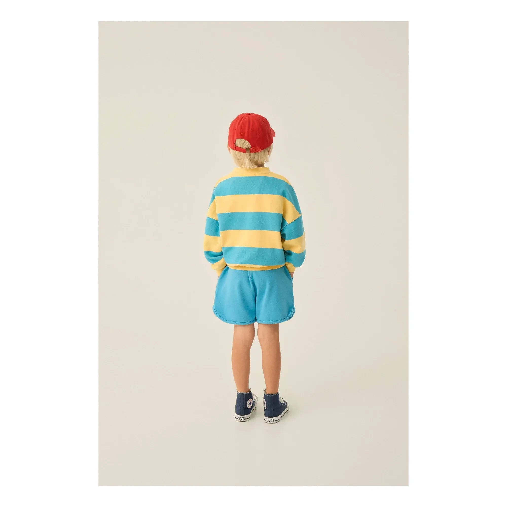 The Campamento - Sudadera de rayas oversize | Amarillo