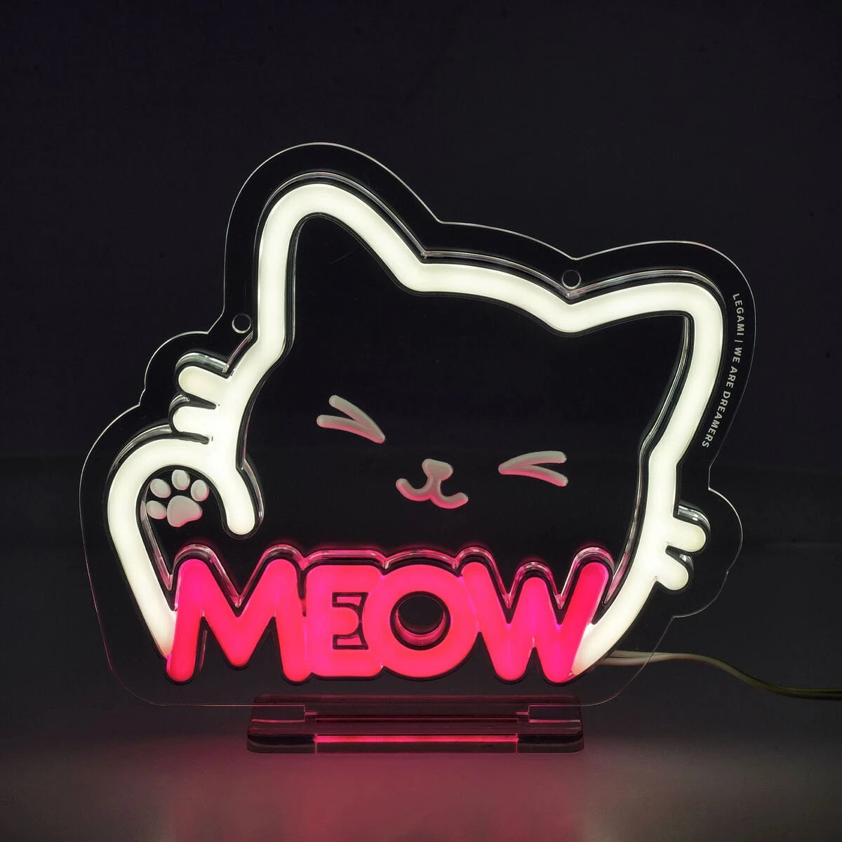 Legami - Mini Neón LED Sign - Es un Cartel Mini - Kitty