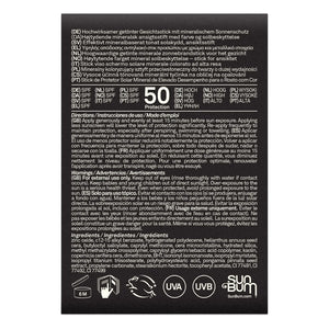 Sunbum - Protector solar facial tintado en barra SPF50 - 13g