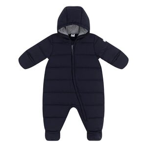 Petit Bateau - Abrigo acolchado Mat de fibras recicladas | Azul marino