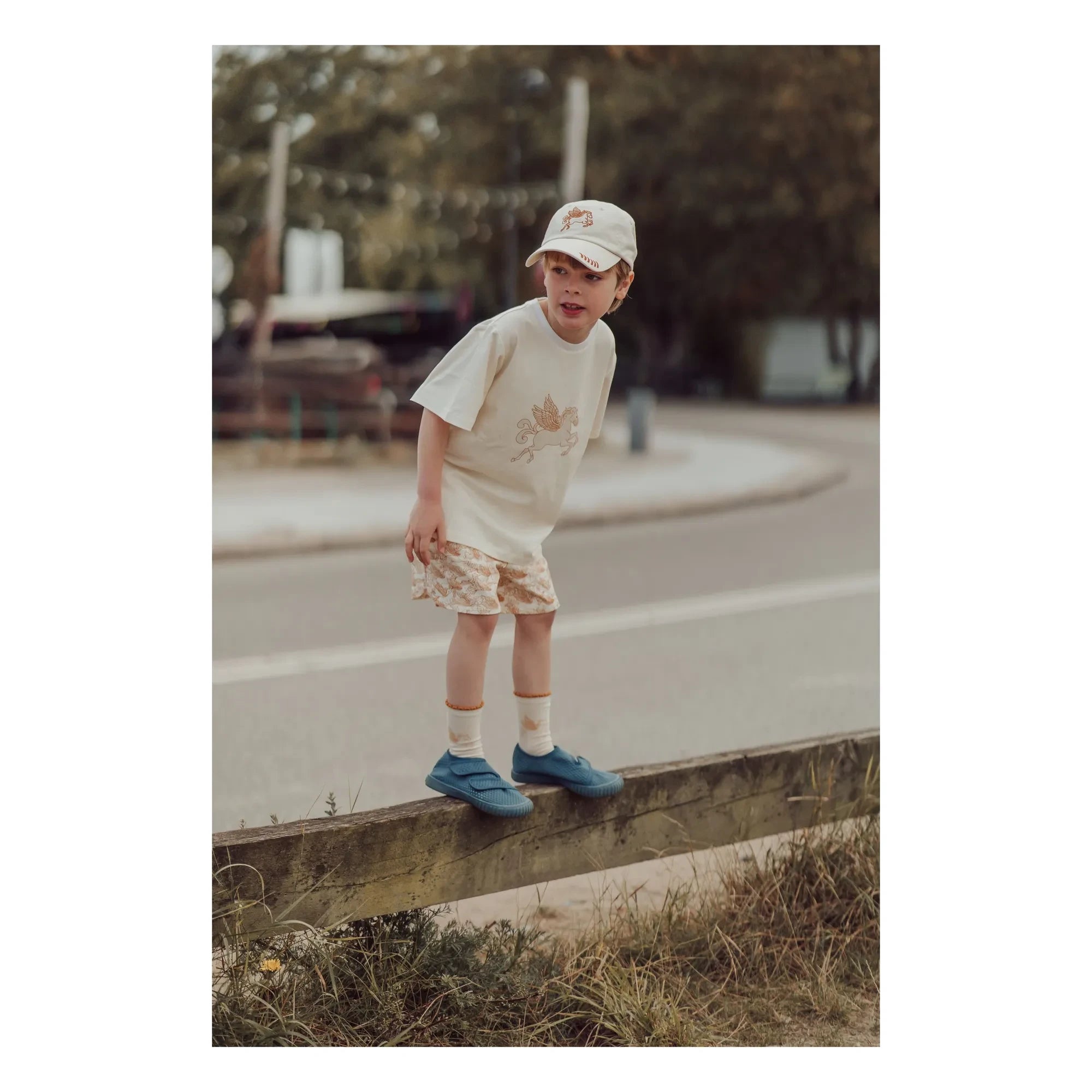 Grech & Co - Zapatillas Scratch Play de Fibra Reciclada | Azul