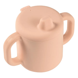 Béaba - Vaso de Aprendizaje de Silicona | Rosa