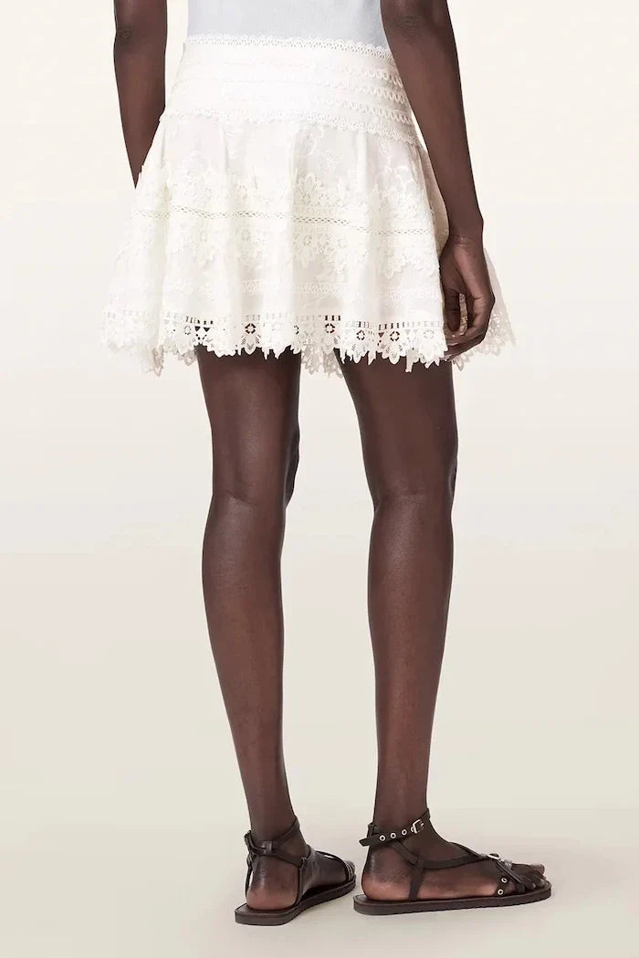 AllSaints Falda de algodón LILLITH
