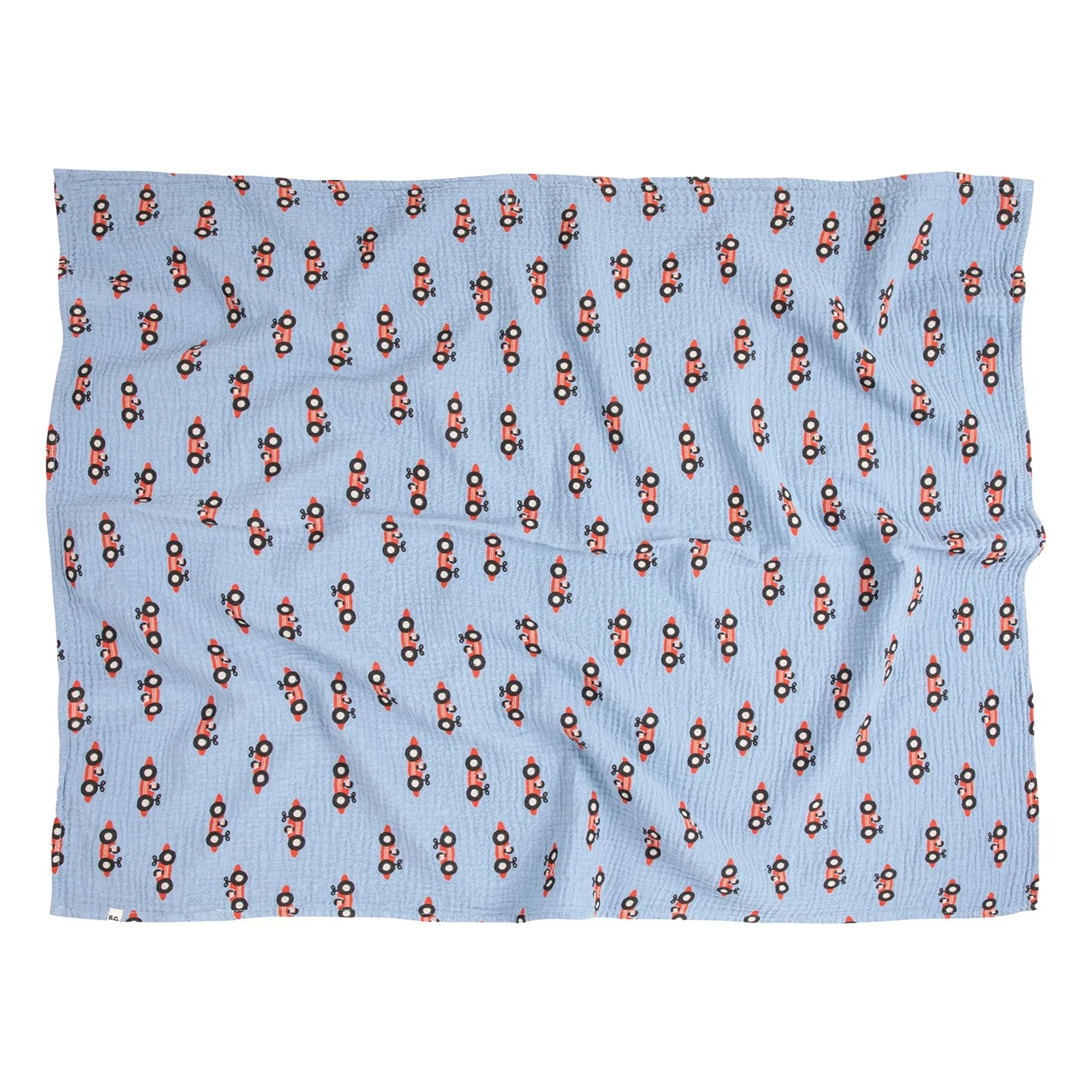 Bobo Choses - Coches | Conjunto de pijama y peto azul claro