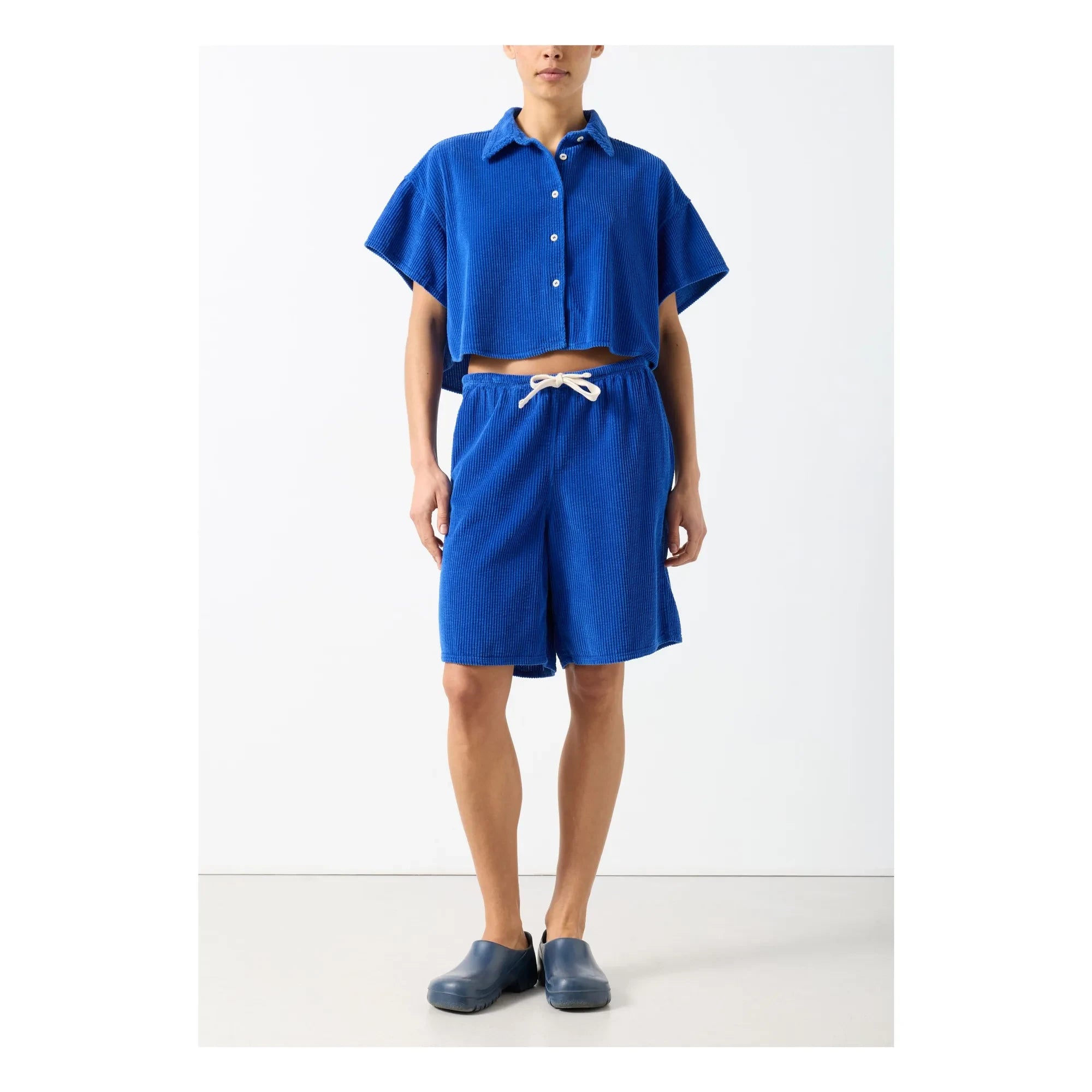 American Vintage - Camisa de algodón Padow | Azul
