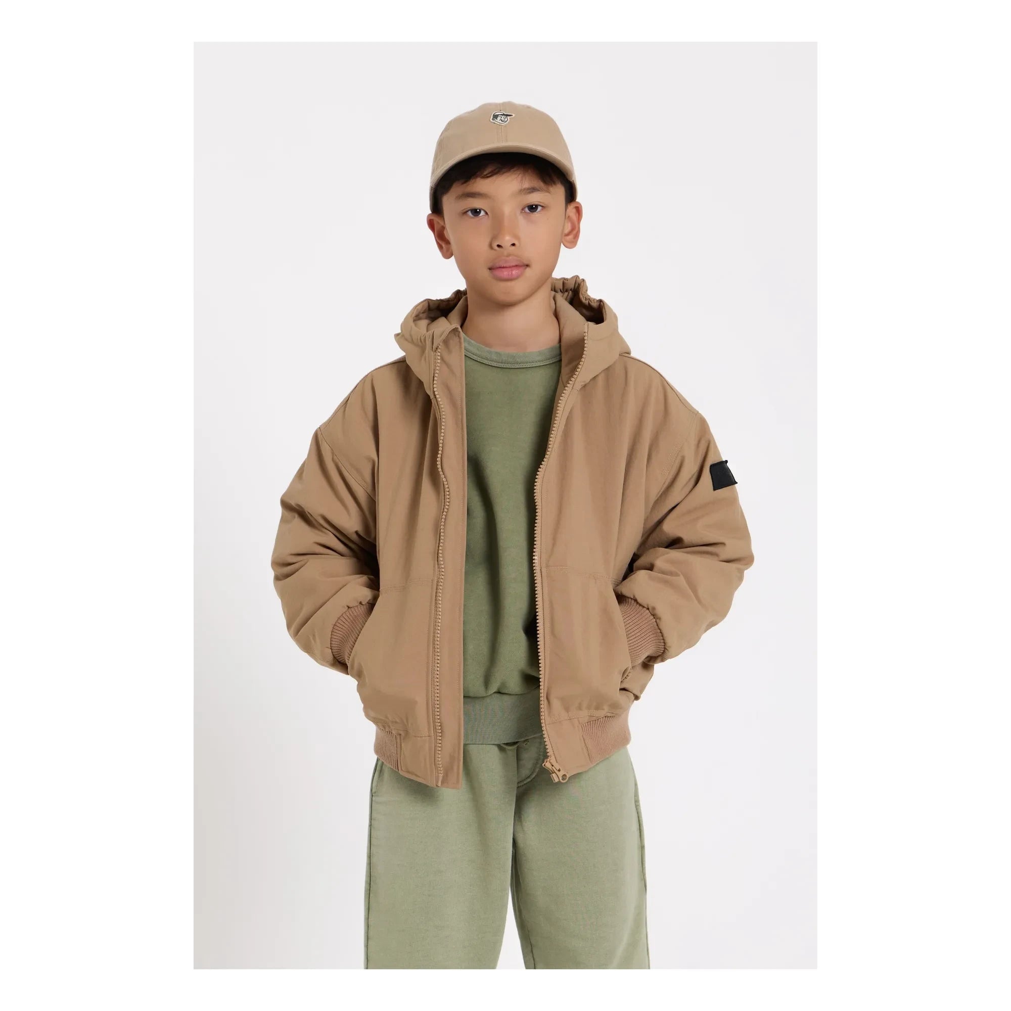 Finger in the nose - Chaqueta con capucha Chelsea | Camel