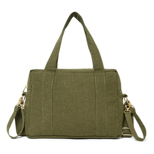 rivedroite - Bolso Maternal Mini Darcy de Algodón Reciclado | Caqui