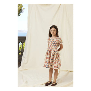 Bebe Organic - Vestido Fruncido Kaia | Crema