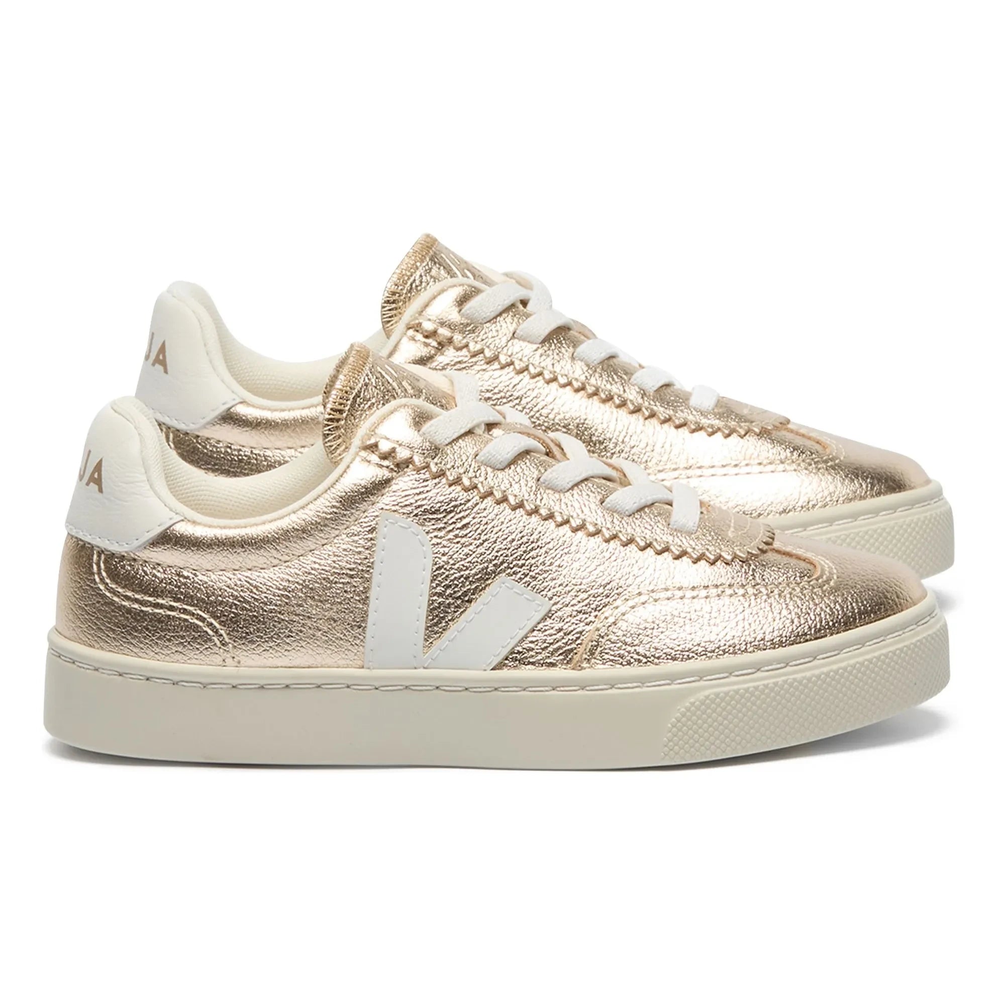 Veja - Zapatillas O.T. Deri Volley, con cordones elásticos | Dorado