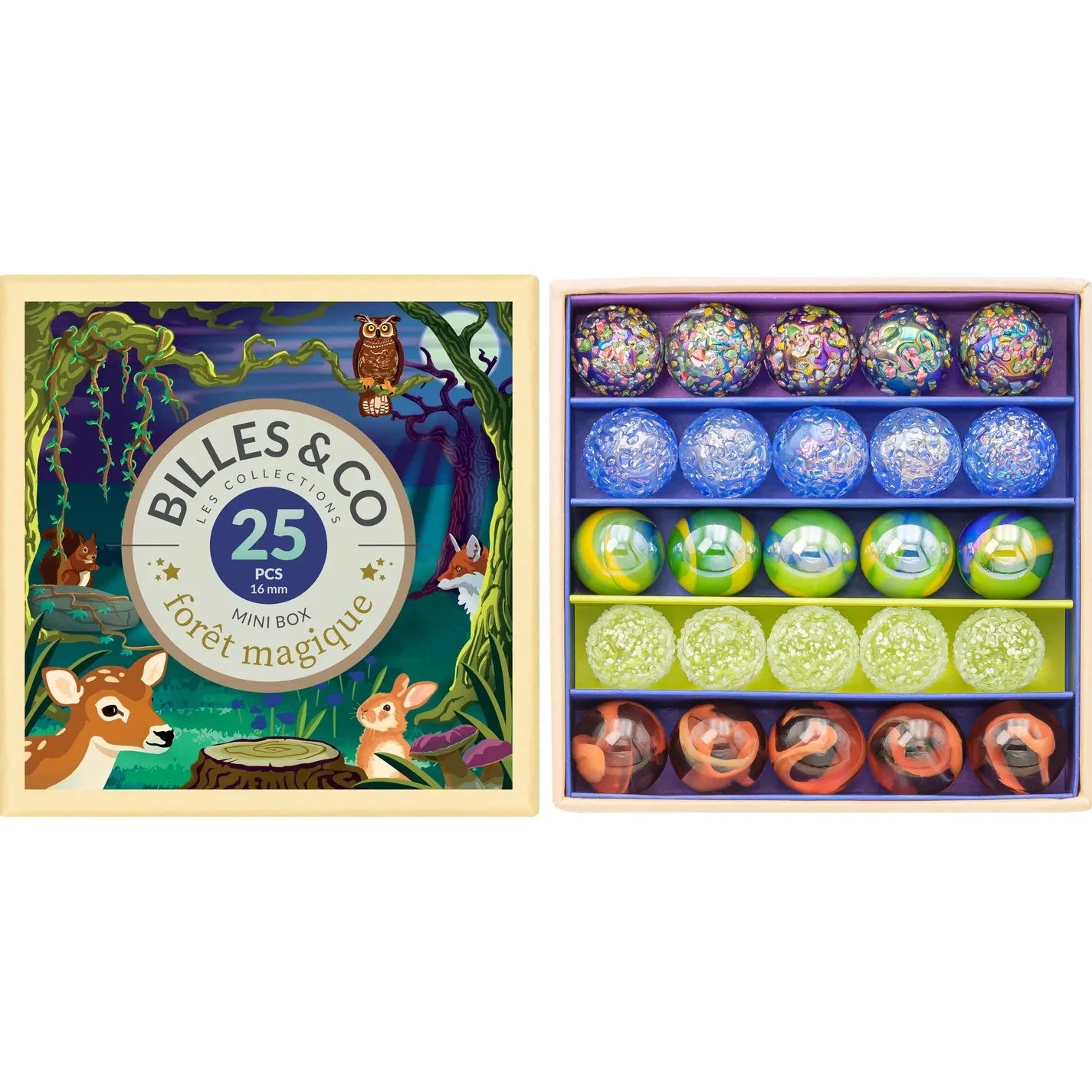 Billes & Co - Set Bosque Mágico - 25 Canicas