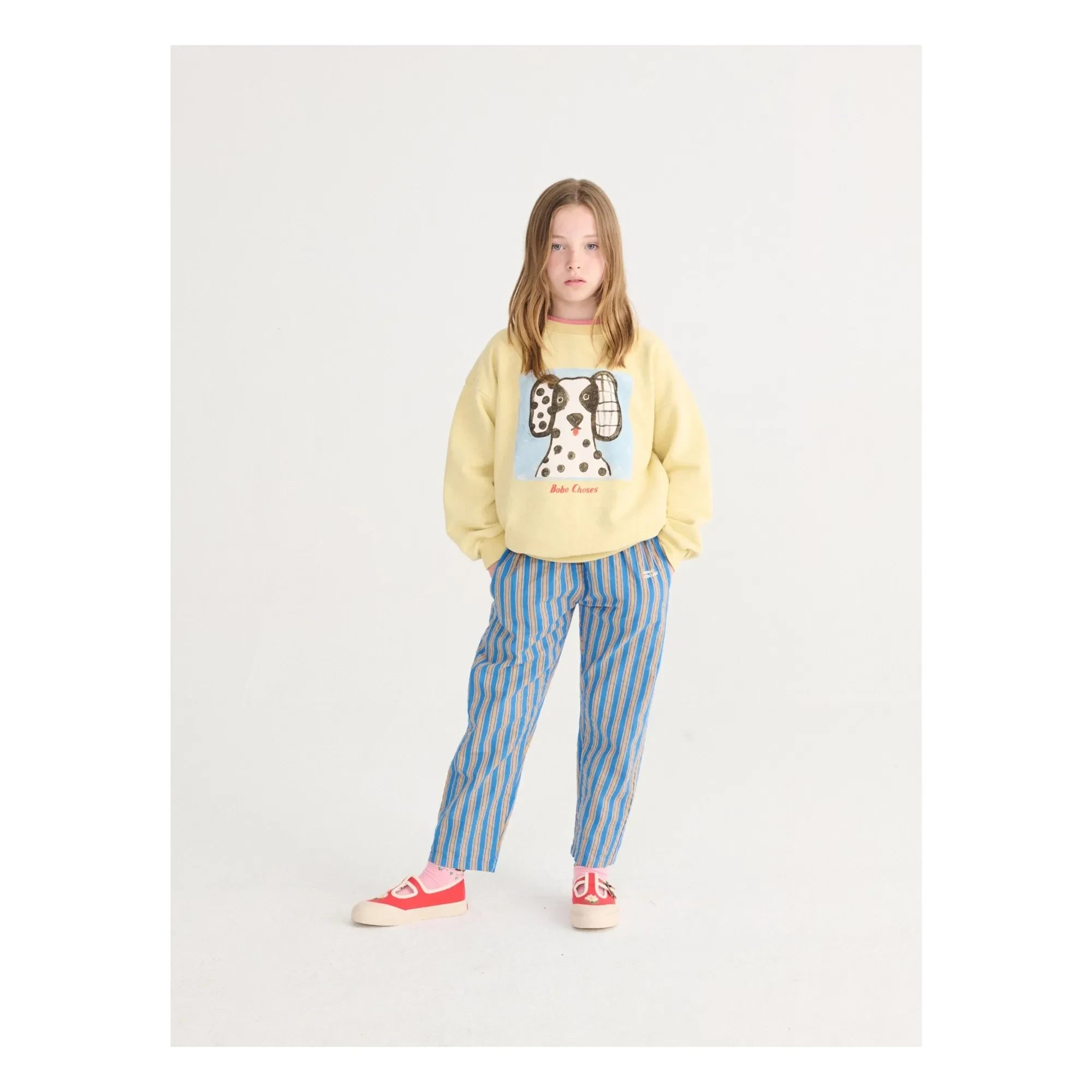 Bobo Choses - Sudadera de algodón orgánico dálmata | Amarillo