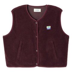 American Vintage - Chaleco Hoktown sin mangas | Borgoña