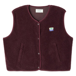 American Vintage - Chaleco Hoktown sin mangas | Borgoña