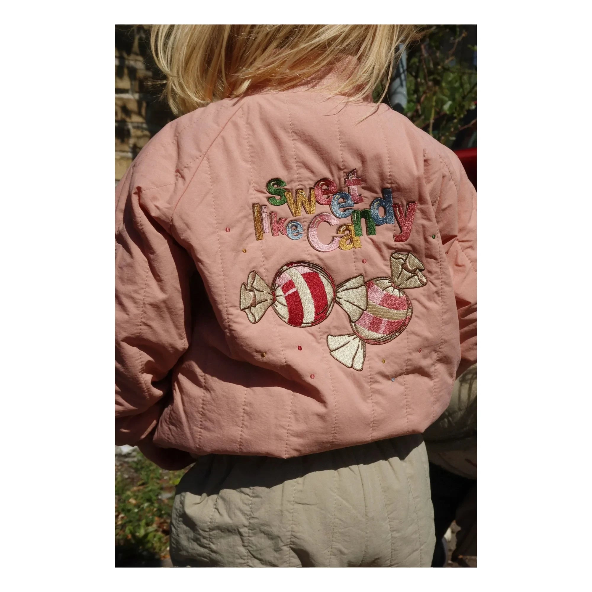 Konges Sløjd - Chaqueta Bomber Juno Sweet Candy | Rosa