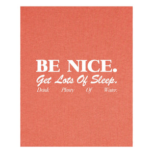 Sporty & Rich - Be Nice Tişört Geri dönüştürülmüş pamuk | Mercan