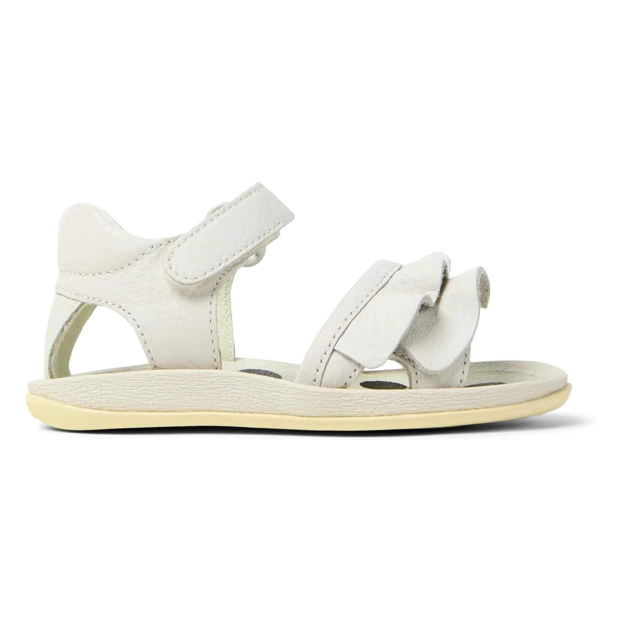 Camper - Sandalias con volantes Bicho Baby | Blanco