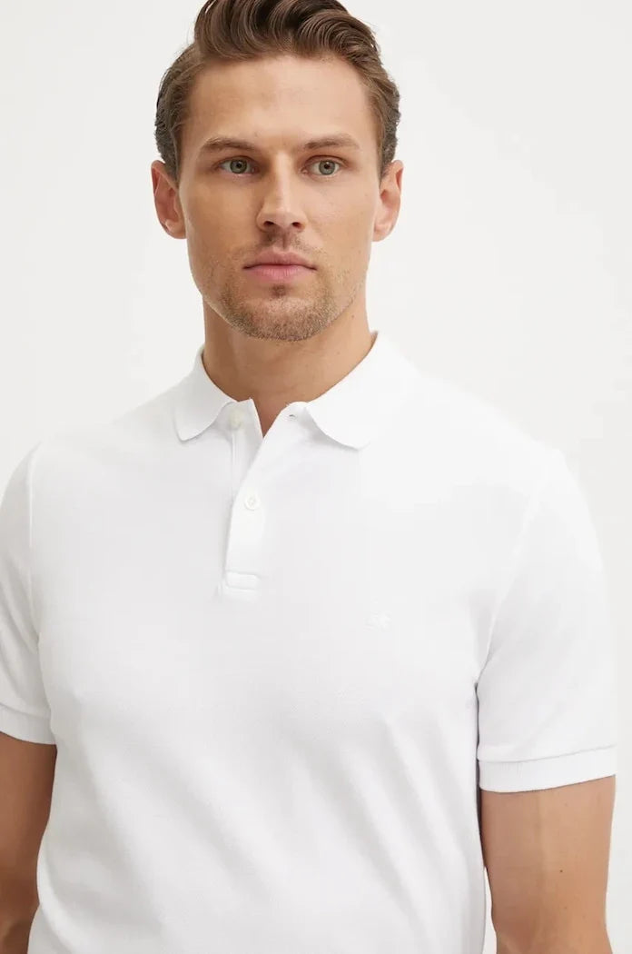 Camiseta de hombre Marc O'Polo de algodón y elastano con cuello