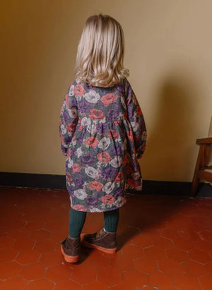 Studio Bohème - Vestido de flores Vermont, algodón orgánico | Morado