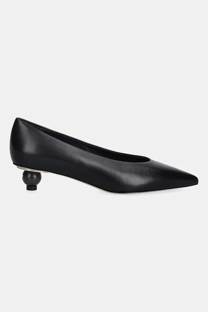 Zapatos de piel de tacón grueso Weekend Max Mara Wkabacini