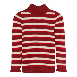 Bellerose - Suéter de cuello alto Gouly | Rojo cereza