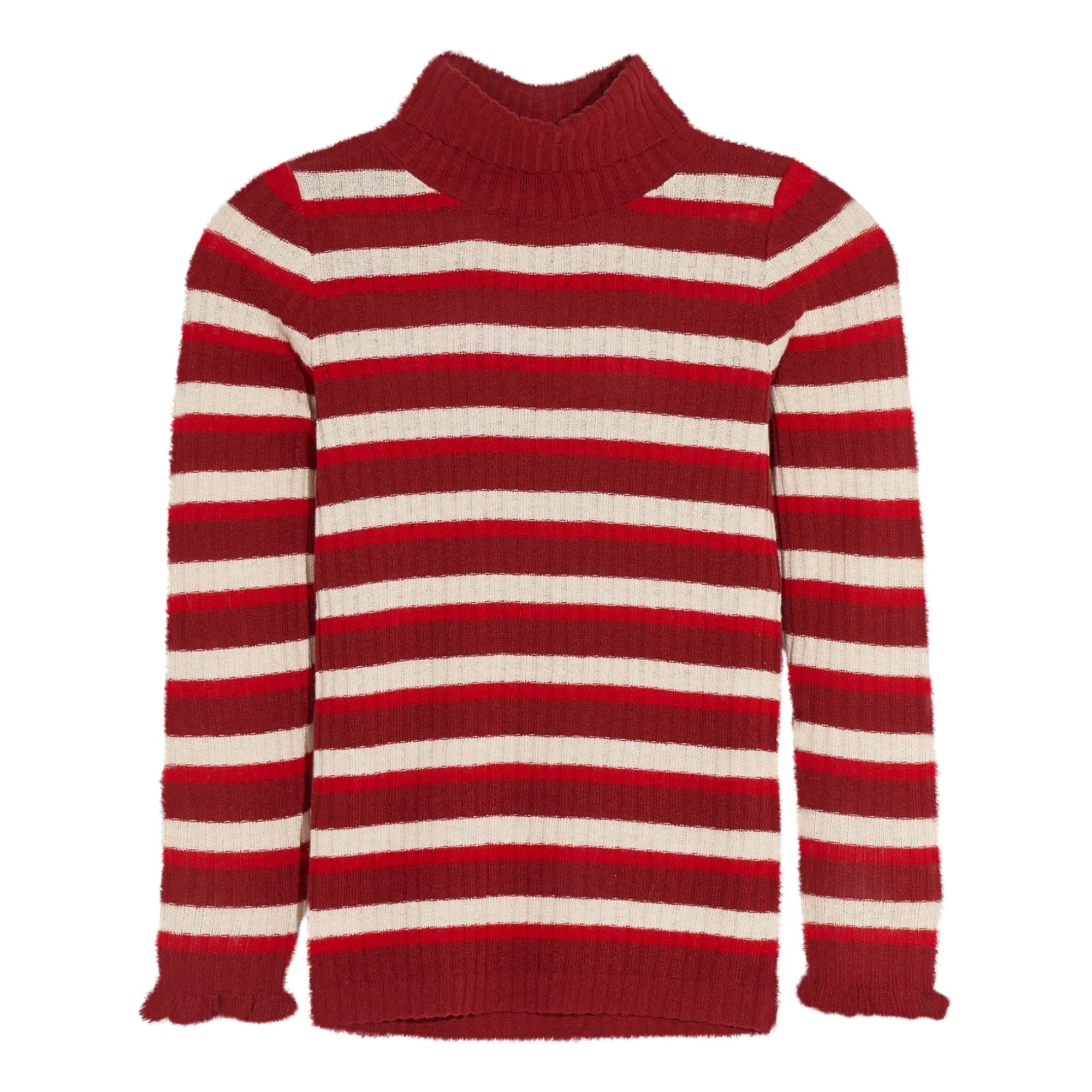 Bellerose - Suéter de cuello alto Gouly | Rojo cereza