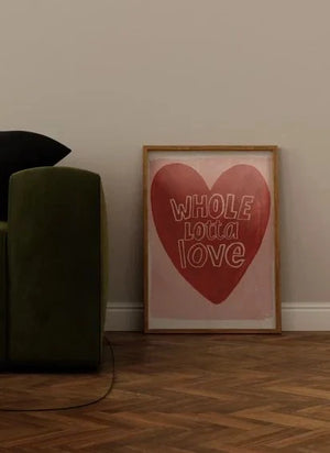 Studio Loco - "Whole Lotta Love" Poster | Pembe