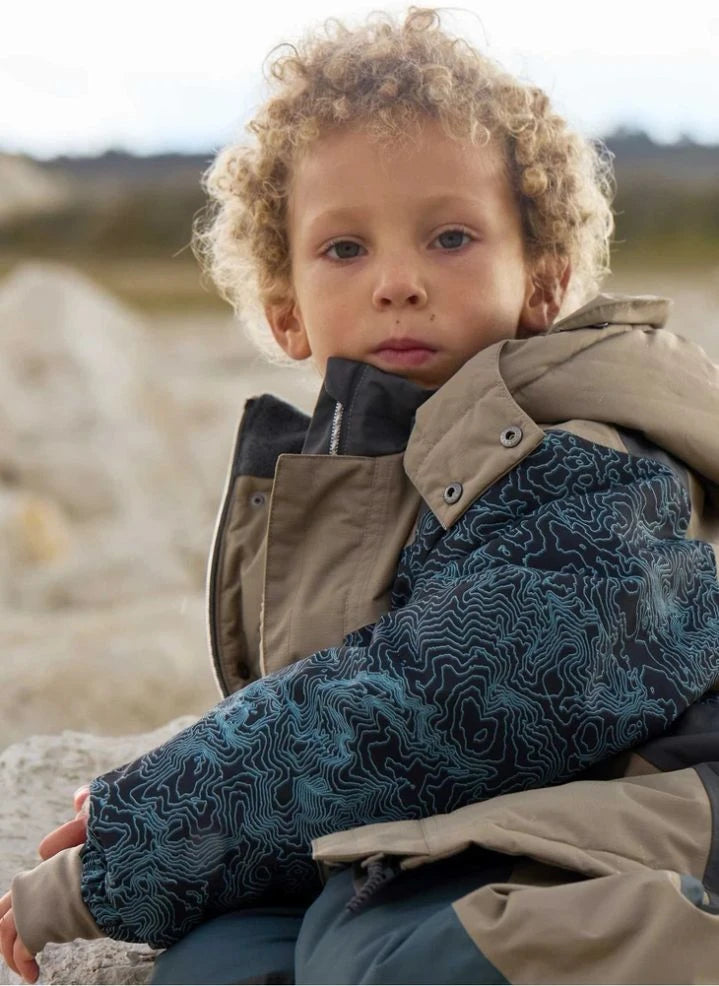 Wheat - Chaqueta de esquí Sneen fabricada con fibras recicladas | Arena