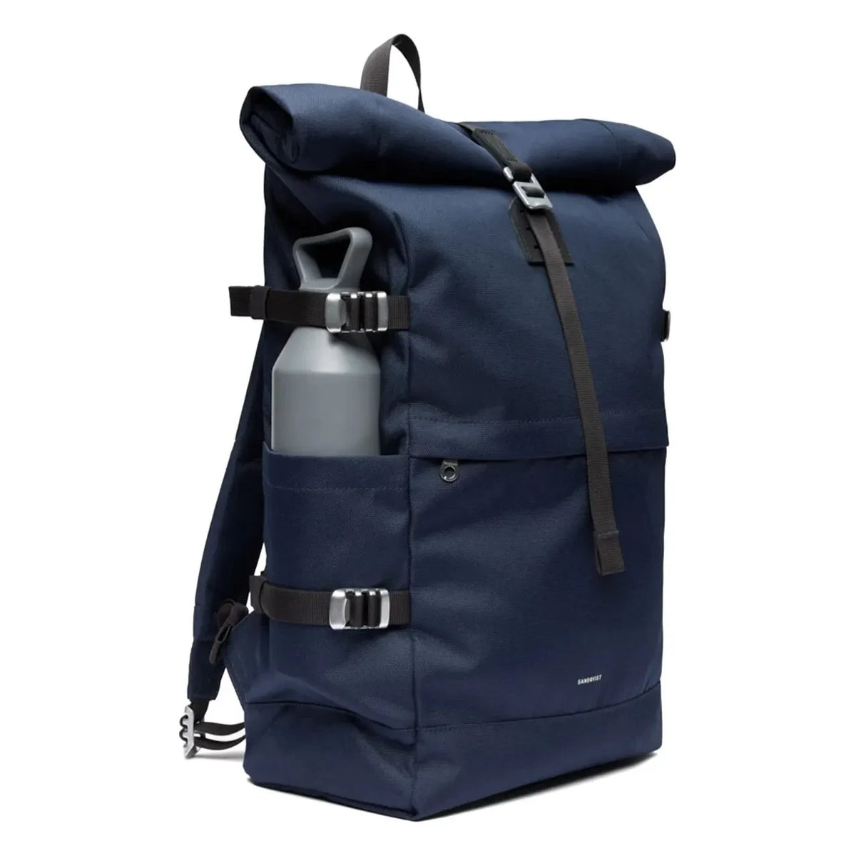 Sandqvist - Mochila Icon Rolltop 16 | Azul oscuro