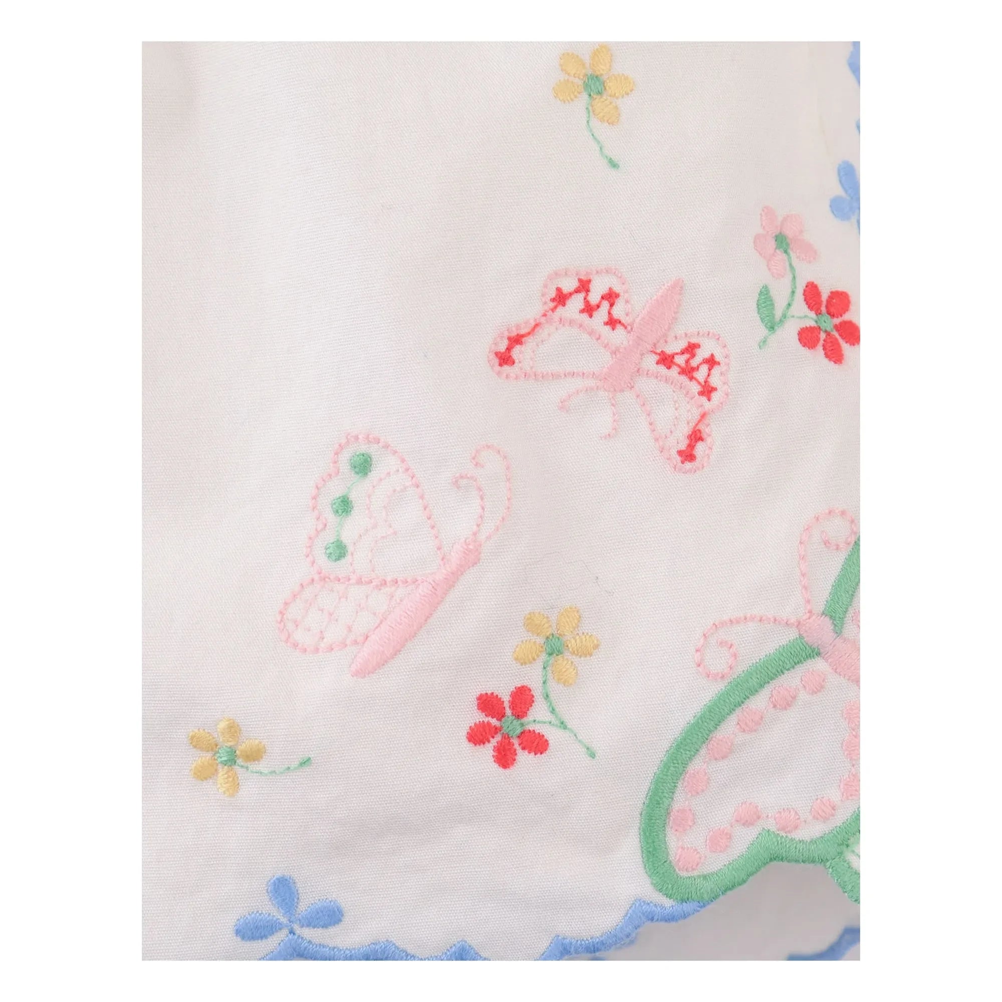 Gingersnaps - Shorts bordados Jisoo | Blanco